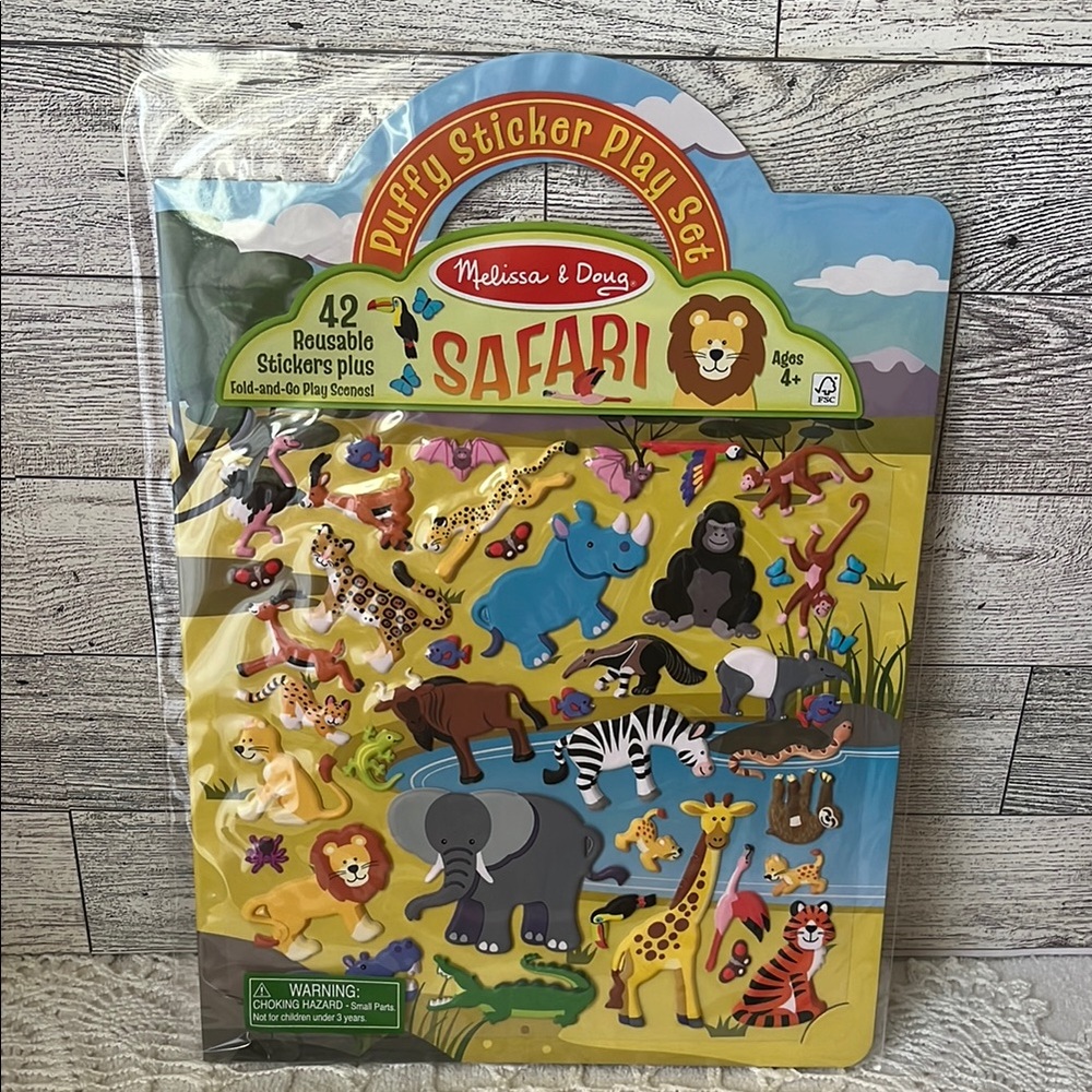 Melissa & Doug Yellow and Blue Safari Puzzle